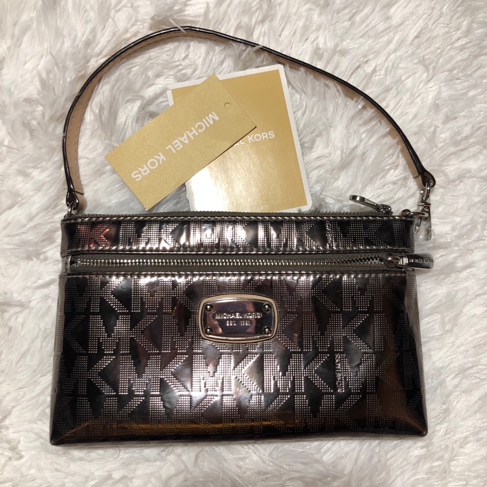 Micheal Kors metallic purse